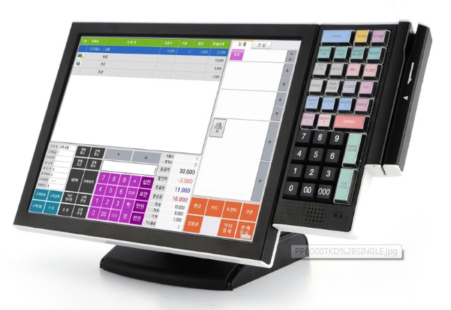 Touch monitor with 40 keypad