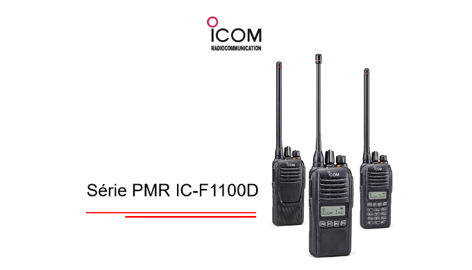 Nouvelle série de portatifs numérique IC-F1100D