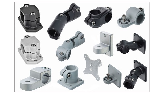 New Elesa connecting clamps in technopolymer for tubular frames and mountings