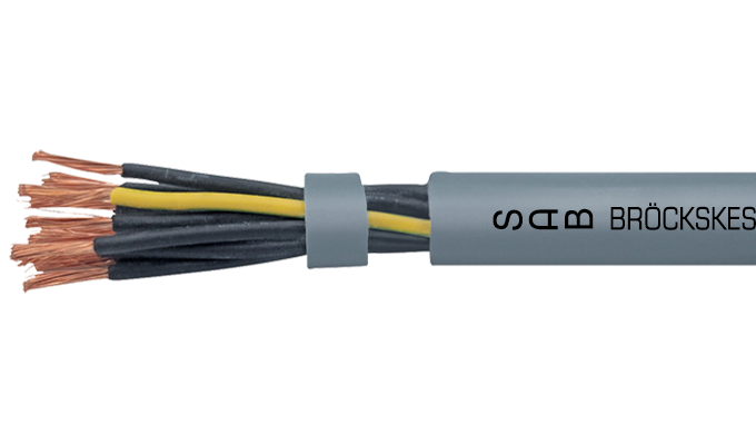 Câble de commande en PVC avec conducteur numéroté