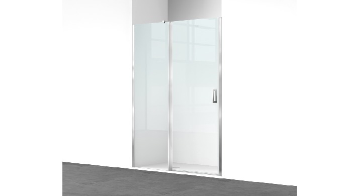 A30 compact pivot shower enclosure with 6mm tempered safety glass (EN 12150). Ideal design for small...