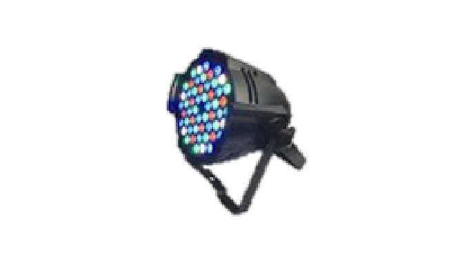 Potencia: 63w. Incluye 7 leds RGB de 9w cada uno. Vida del Led: hasta 100.000 horas. Apertura: 25 gr...