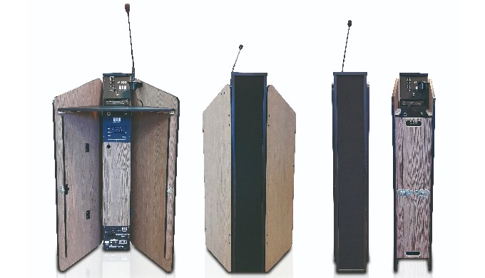 Pupitre de conférence pilable / Foldable & modular conference lectern