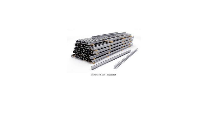 Steel rails - scrap metal from Saudi Arabia.