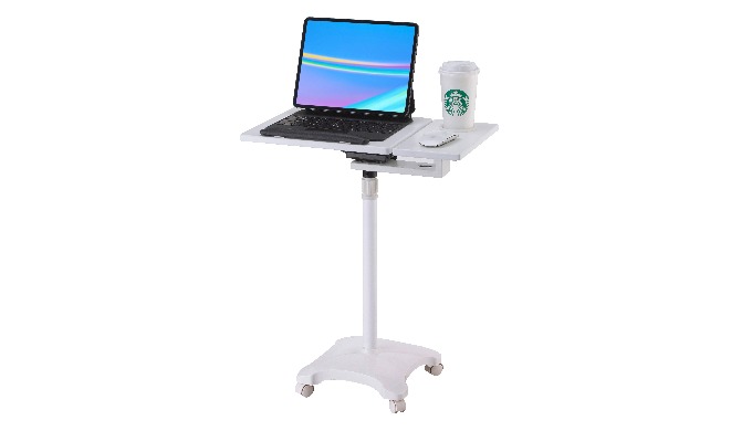 SP901-B laptop desk can hold up to 20 lbs, and desktop dimension 52.5 (w) x 30 (d) cm can fit any la...