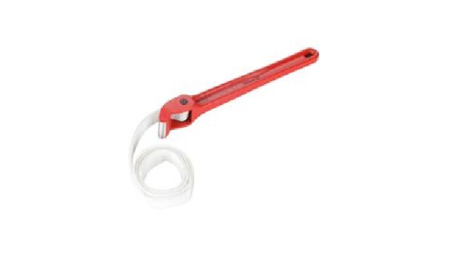 Llave de cuerpo de aluminio. Con cinta de nylon de 104 cm.
