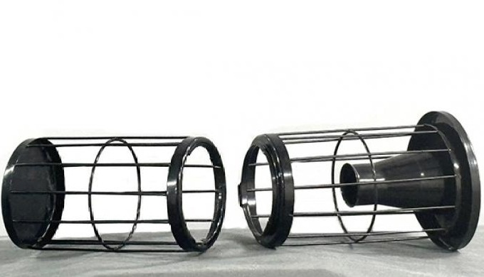 Silicone Coated Bag Cages for Industrial Dust Filtration