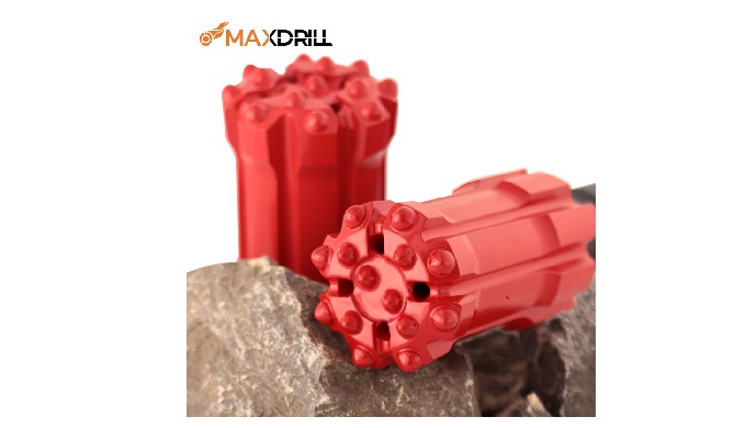Botón de hilo maxdrill Bits de botón de hilo hechos con una barra de acero de aleación de aleación d...