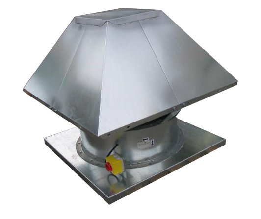 Ventilateur axial de toiture type TH avec embase et dôme. Version TH-EX pour atmosphéres explosibles...
