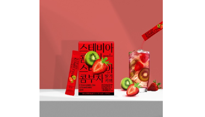Product Name: Aromaville Stevia Kombucha – 3 Flavors (Strawberry Kiwi / Lemon / Pineapple Passionfru...