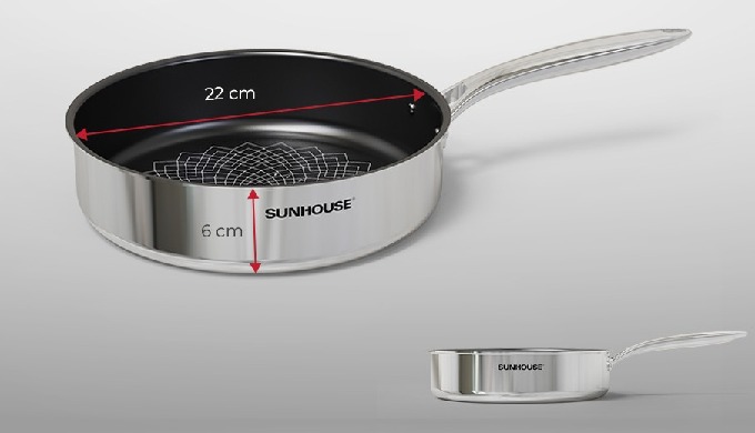 SPECIAL CHARACTERISTICS Ultra Titanium Non-stick (Swiss ILAG): 15 year durability, 99,999 rubs accep...