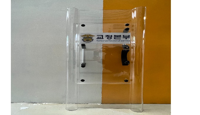 #Product Description Transparent correctional shield made of polycarbonate ...