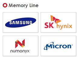 Memory parts for electronics devices