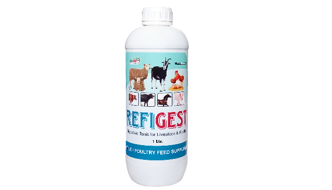 Available in 1 Ltr. 2 Ltr 5 Ltr Digestive Tonic For Cattle & Poultry Digestive Tonic For Cattle,...