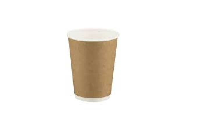 High Grammage Double-Wall Paper Cups Features; Fast Delivery Offset Printin...