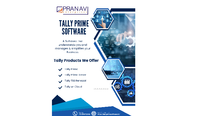 Tally Prime is a powerful business management software that simplifies accounting, inventory, payrol...