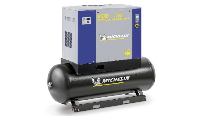 Compresor Tornillo Insonorizado 20 HP con secador 1900 l/min RSXD20/500 FIAC MICHELIN Potencia: 20 H...