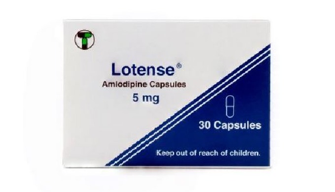 Active Ingredient: Amlodipine Brand Name: Lotense Dosage Form: Capsule Strength: 5 mg Indication: Pr...