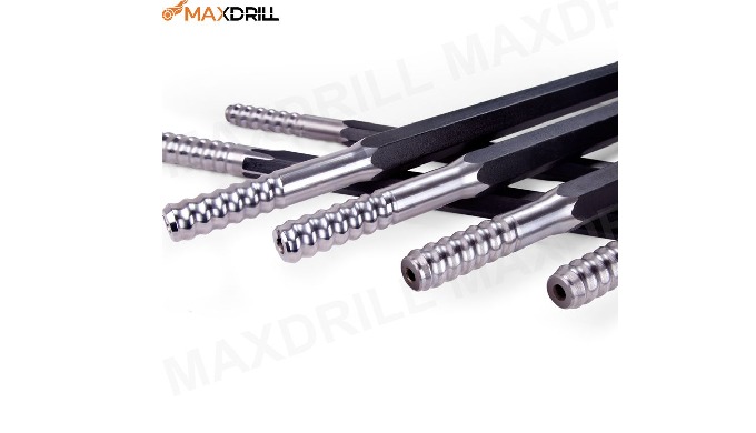 —MAXDRILL Drifting Drill Rod/ Extension Rod Extension rods, there are R22, R25, R28, R32, R38, T38, ...