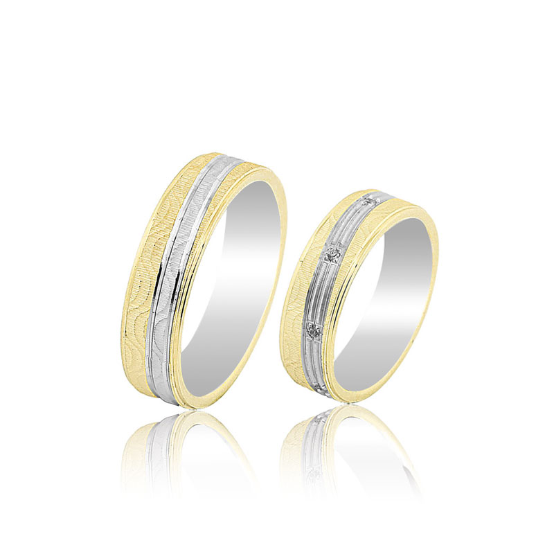Gold :14K (585) Stone : - Women Size : 5-13 Man Size : 7-13 Weight : 12,00 gr