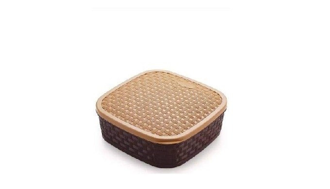 An airtight container that allows maintaining good health and hygiene. Elegant look with dual-color ...