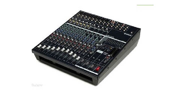 14 2x 500w (4 Ohmnios), 2x 350w (8 Ohmnios), 6 canales mono con ecualizador paramétrico, 4 entradas ...