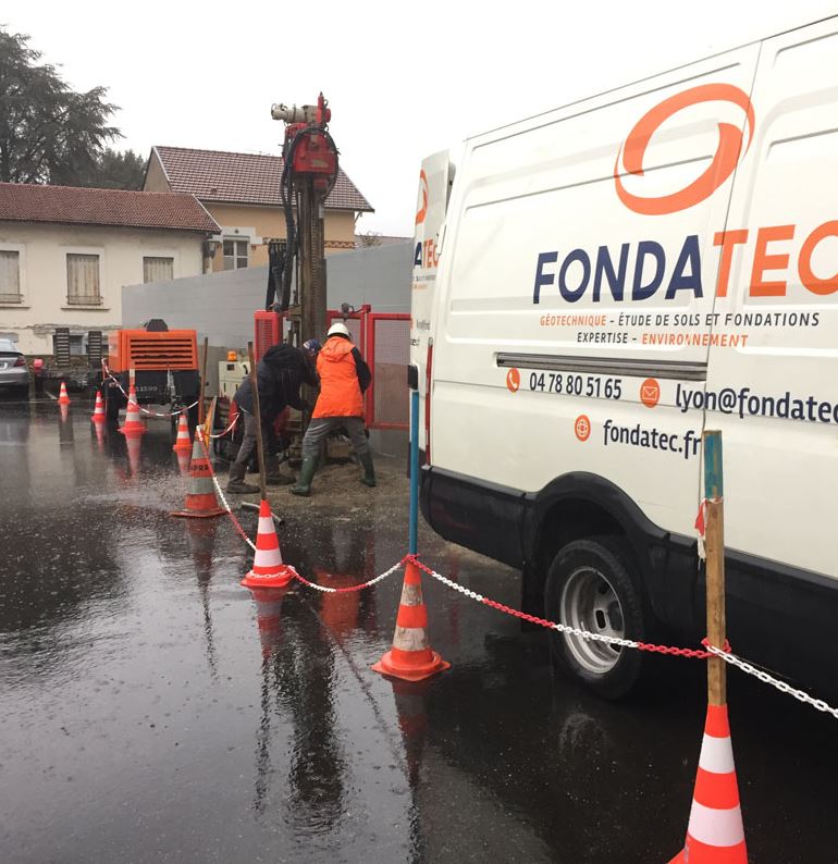 Diagnostics environnementaux et piézomètres FONDATEC