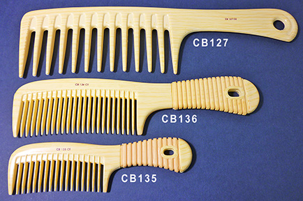 Plastic Comb CB127 / CB136 / CB135 Size: 10.25 / 8 / 5.5 Material: 100% Plastic Packing: CB127 (10.2...