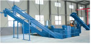 It is a simple plant producing POPCORN chips recycling all kinds of PET wastes (film sheet, fabric, ...