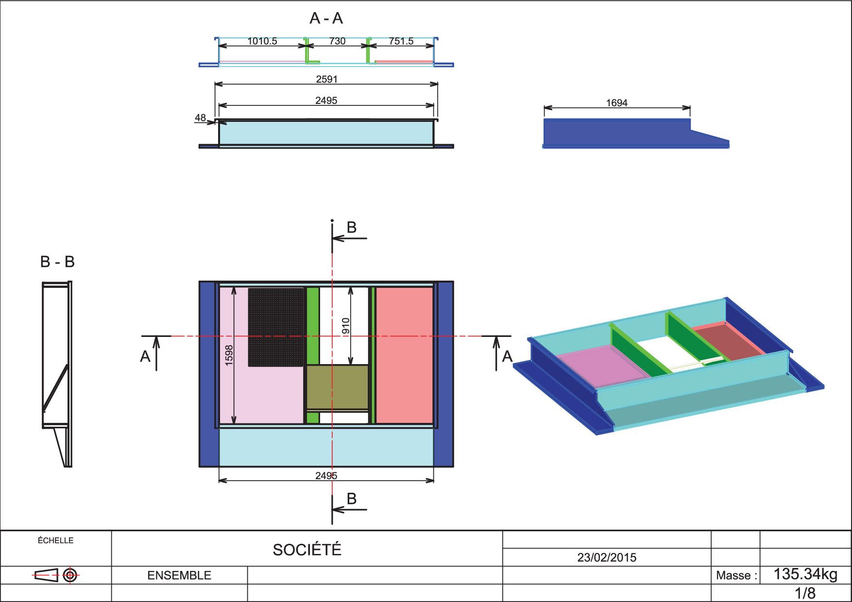 Fabrication de Costières et Adaptations sur spécifications clients, aide à la conception