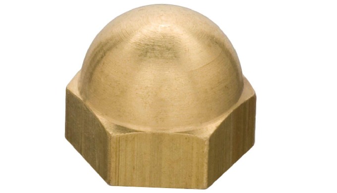 Brass Dome Nut