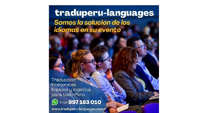 TRADUPERU-LANGUAGES con mas de 23 años de experiencia brindando servicio de idiomas y alquiler de eq...