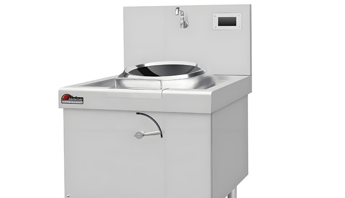 Product NameSingle Wok without Water Pan Size/mm750 ╳ 850 ╳ 1200 Pot/mmΦ 400 Power8KW/12KW/15KW Volt...