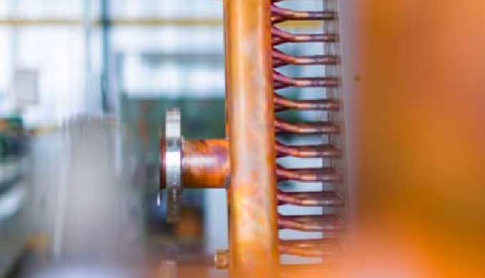 Complete range of manifolds for heat exchangers, up to diameter 159 mm (copper) and 6 (stainless ste...