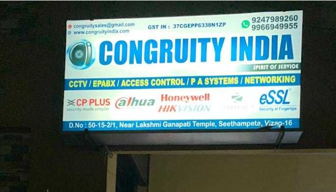 Congruity India Services Established in 2013 at Vizag. Established By Raju . Congruity India CCtv Se...
