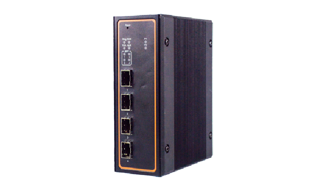 4 Port Industrial Managed Gigabit PoE Switch, Profinet certified, DIN-Rail Mount The EHG7504 Series ...