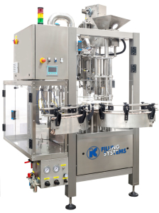 IC Filling Systems has produced an Automatic 3 turret rinser-filler-capper with low oxygen pick up. ...