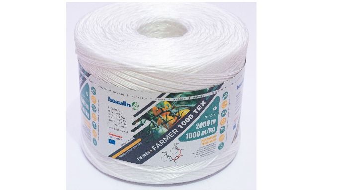 Twine for agricultural machines , Pp twine
