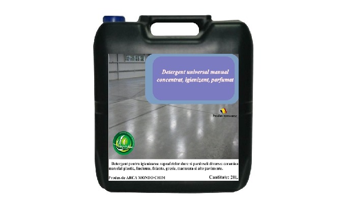 Detergent pentru igienizarea suprafetelor dure si pardoseli diverse: ceramica, material plastic, lin...