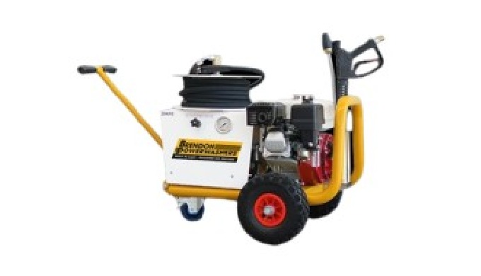 Brendon Powerwashers mobile motor pressure washer.