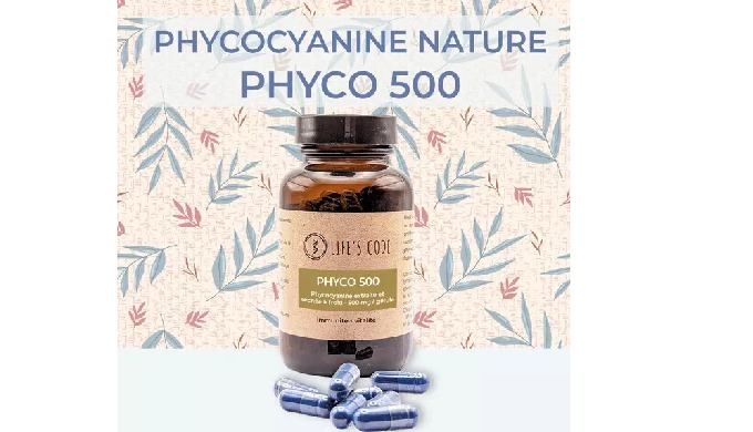 Phycocyanine lyophilisée active et biodisponible pure très concentrée : 500 mg par dose !!! Dosage s...
