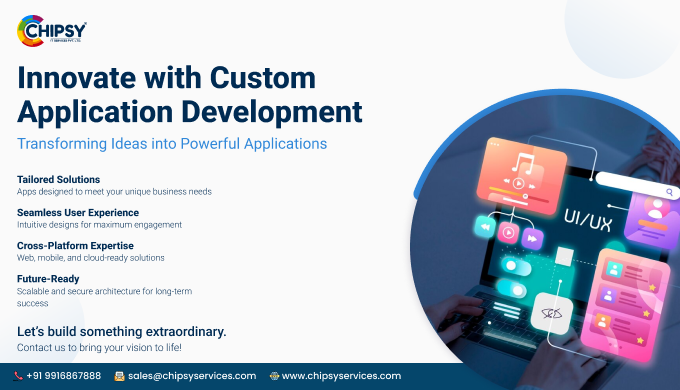 Chipsy Information Technology Services Pvt. Ltd. offers comprehensive application development servic...