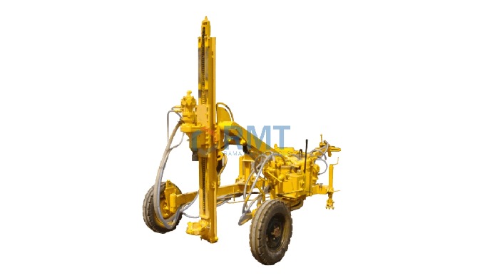 The DTH Hammer version of RMT Wagon Drill is equipped with powerful piston type air motor (BBR -4 ty...