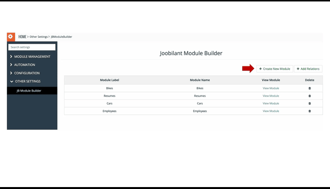 Create custom modules tailored to meet your specific business needs and create relationships between...