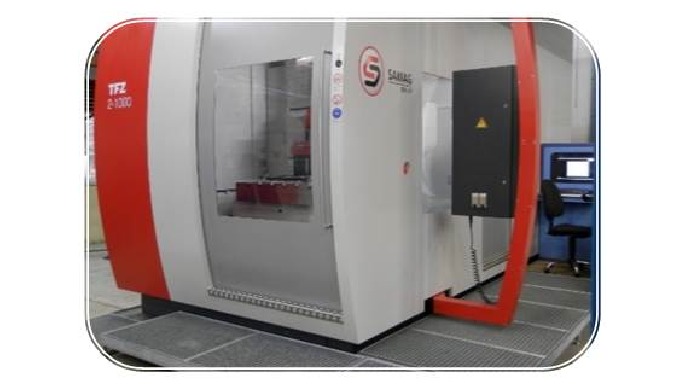 We offer spare capacities on 3-axis Samag machine tools: Travels x 1200 mm y 1100 mm from 160 mm Max...