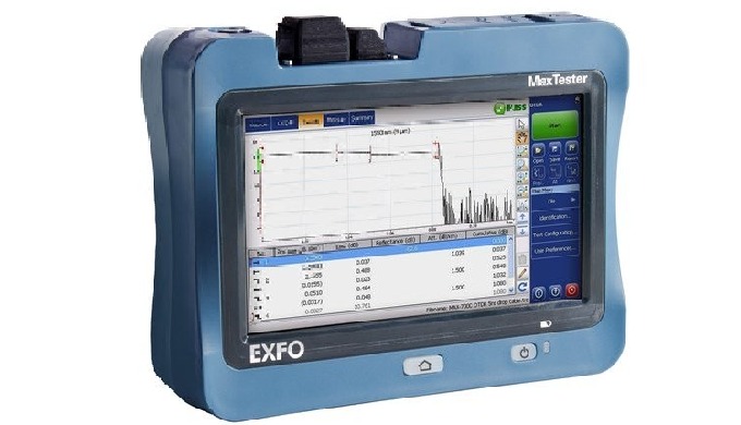 Otdr Exfo Max Tester 730C Progettato per testare tramite splitter FTTH / PON per la caratterizzazion...