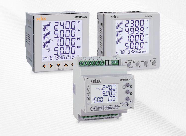 The Selec Multifunction Meter provides comprehensive electrical measurements in a single, compact de...