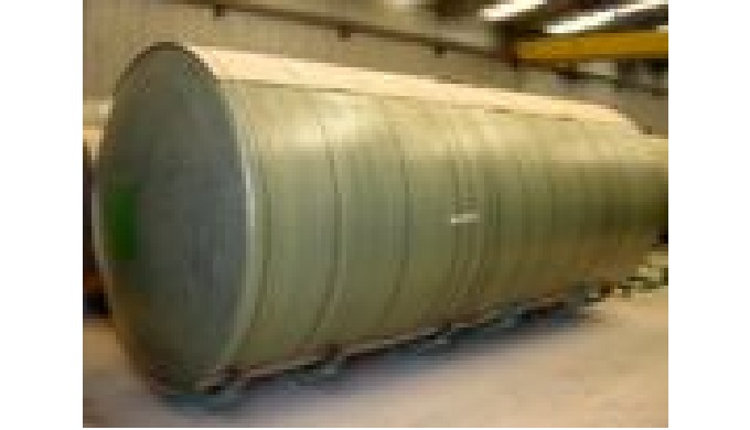 Atmospherical storage tanks for fuel liquids Underground double skin steel-FRP tank