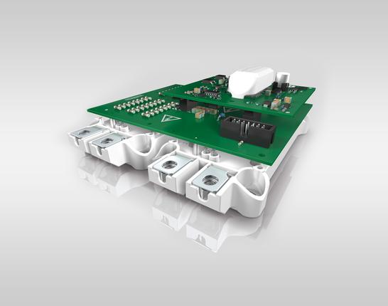 Die hohe Integration des neuen SEMIKRON ASIC-Chip-Sets sorgt für sichere IGBT-Steuerung über die ges...