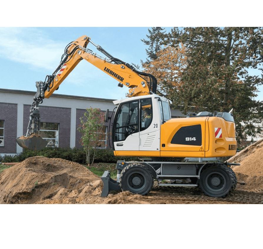 Pelle sur pneus Liebherr A 914